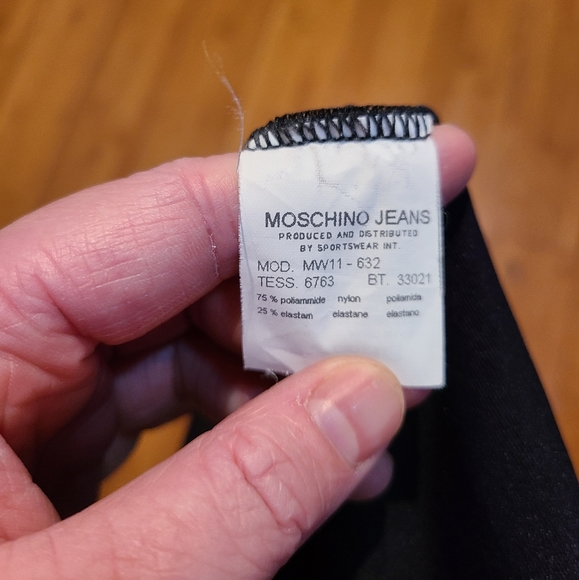 Rare Y2K Moschino Jeans mesh trimmed casual dress - Picture 5 of 5